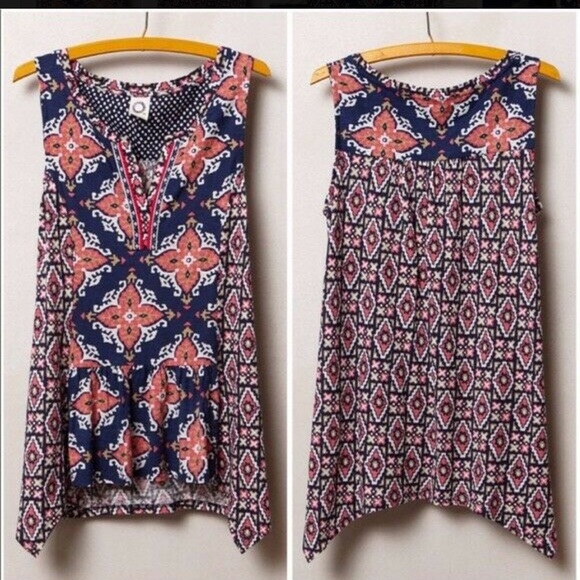 Akemi Kin anthropologie Galapa printed tank - Picture 4 of 6